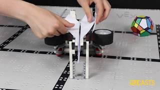 How does Iknathir Aircraft Carrier robot from LEGO Mindstorms EV3 work?