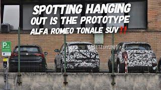 Alfa Romeo Tonale C-segment SUV Prototype Spotted Unattended In The Wild