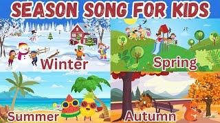 The Season Song For Kids l Kids Poem l Weather Song For Kids | Nursery Rhymes & Kids Songs