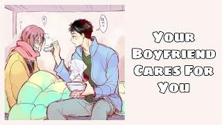 ASMR Your Boyfriend takes care of you [M4F] (Roleplay) sick listeners