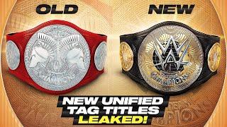Unified WWE Tag Team Title Belt Design Leaked!?!
