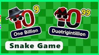 Wonderland | Snake Game Animation | One Billion to Quin Trigintillion | BIG NUMBERS | Large Numbers