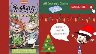 Rugrats A Rugrats Vacation 1997 VHS Opening & Closing