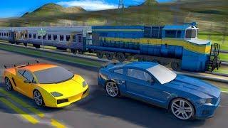 TRAIN vs CARS - mobi play game, android gameplay