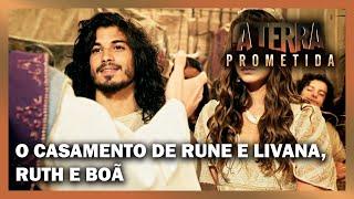 A TERRA PROMETIDA: Eleazar realiza casamento de Rune e Livana, Ruth e Boã