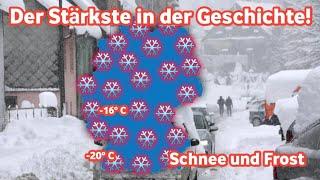 Schluss mit Dürre und Hitze! Riesiger Polar Abstieg mit Schneechaos Und Frost in ganz Deutschland