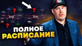 Слили список будущих фильмов Марвел! Весь список 2023-2028.