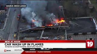 Bedford Heights car wash fire