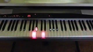 Piano Casio PX-500L key light, Tutor midi 88 led  rgb WS2812, piano keyboard leds