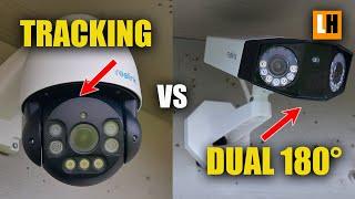 Auto Tracking VS Dual Panoramic 180° Security Cameras - ONE is definitely BETTER!