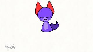 Purple red cat transfur