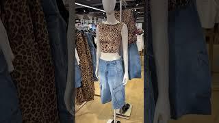 BRAND NEW collection in BERSHKA - cute animal print top  #bershka #bershkahaul #shorts #trendy