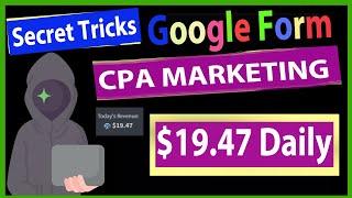 I Made $19.47 From Google Form | cpagrip Tutorial For Beginners