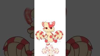 cute combo attack  Adopt Me animation, Strawbery shortcake bat dragon and bat dragon