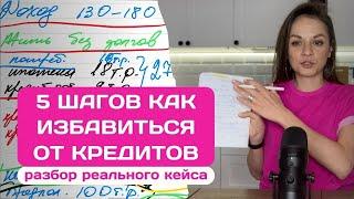 5 шагов к свободе от долгов: разбор реального кейса семьи в кредитах