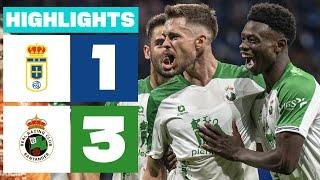 REAL OVIEDO 1 - 3 REAL RACING CLUB | HIGHLIGHTS LALIGA HYPERMOTION