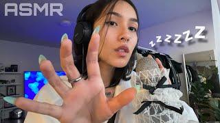 ASMR  RELAXING CALM TRIGGERS FOR SLEEP (trigger assortment w/ hand movements)