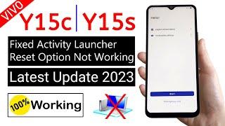 Vivo Y15c/ Y15s FRP BYPASS (reset option not working) | without pc (2023 Latest Security Update)