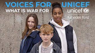 Voices for UNICEF – What Is War For (Offizielles Musikvideo)