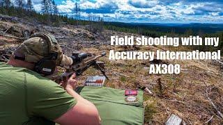 Field shooting with my Accuracy International AX308