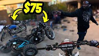 WOULD YOU BUY THIS MOTORCYCLE FOR $75??