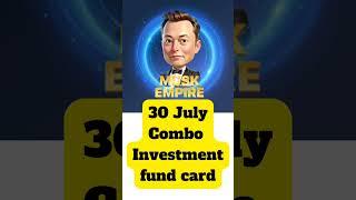 30 July Musk empire daily combo and riddle of the day | musk empire daily combo 30 July riddle code