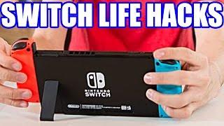 Nintendo Switch Life Hacks - Keep The Switch From Falling Over! {BEST STAND EVER?}