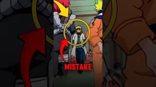 Naruto Animation MISTAKES You Missed!  | #naruto #anime #shorts