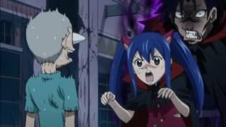 Fairy Tail - Gajeel and Wendy scaring people