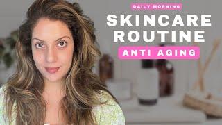 Anti aging morning skincare routine | how to layer copper peptide | Cosrx peptide booster review