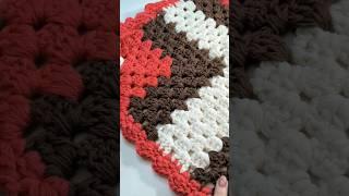 Unusual granny square crochet #shorts #video #crochet