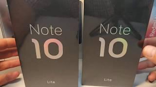 Xiaomi Mi Note 10 Lite распаковка