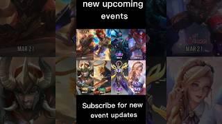 MLBB upcoming events March 2023 #shortsvideo #Youtube #youtubeshorts #mobilelegends #mlbb