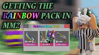 new RAINBOW PACK in MM2