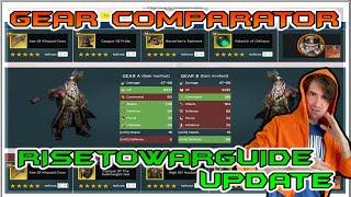 GEAR COMPARATOR - LOTR: RISE TO WAR