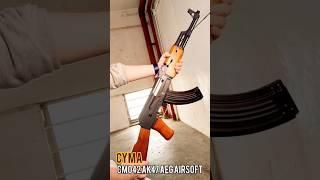 CYMA Metal CM042 AK47 AEG Rifle Airsoft Gun (Real Wood)