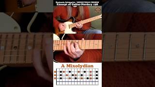 Master the MIXOLYDIAN MODE  Simple Chords, Authentic Great Sound (Frank Gambale Method) #shorts