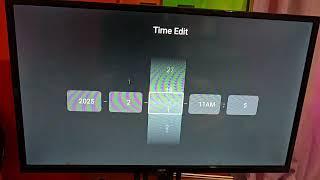 JSW TV Adjust Time and date