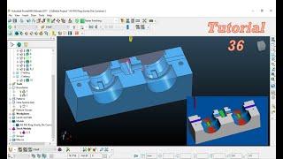 Power mill Delcam 2017 3D Programming Gravity Die Half Cavity Mold Complete Tutorial