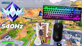 SteelSeries Apex Pro TKL ASMR  Ranked Reload Solo's Satisfying Fortnite Gameplay 240FPS 4K