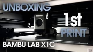 Bambu Lab X1 Carbon Combo | Unboxing | First print