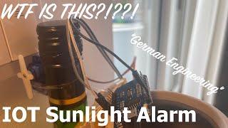 Engineering an Automatic SUNLIGHT ALARM in a foreign country