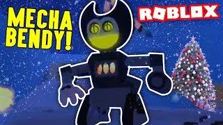 Fandroid vs MECHA BENDY! - Roblox Bendy & the Ink Machine Christmas RP  ► Fandroid the Musical Robot