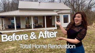 TOTAL HOME MAKEOVER... Watch the ENTIRE Renovation Process of a Fixer Upper House!! | Before & After