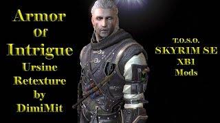 Skyrim SE Armor Of Intrigue Modular Armor From The Witcher 2 Ursine Retexture Standalone HD TOSO