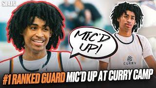 Dylan Harper MIC'D UP!  The #1 Point Guard In The Country CALLS GAME at Steph Curry's Camp ‼️