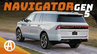 The 2025 Lincoln Navigator splits its tailgate