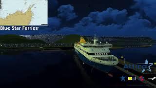 Virtual Sailor NG: Today we Sail with Blue Star Chios from Rhodes 2