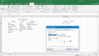 Listas desplegables dependientes con Excel