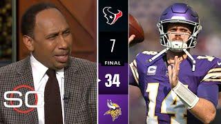 Sam Darnold is best Minnesota QB of all time??? - ESPN reacts to Vikings beat Texans, improve to 3-0